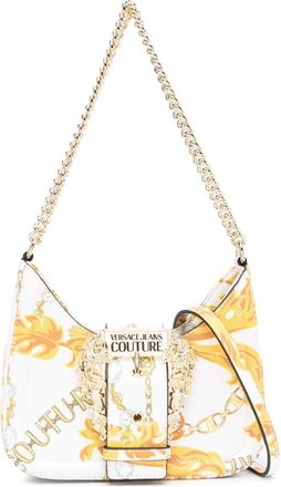 Versace Jeans Couture Chain Couture faux-leather shoulder bag - women - Polyester/Polyurethane Resin/Polyester - One Size - White