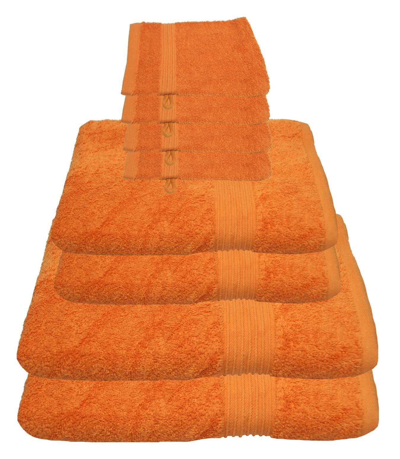 Egeria Diamant Gästetuch 30x50cm - 450g/m² Baumwolle Orange