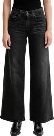 Levi's Wide Jeans - Dames - Loose Fit Jeans - Zwart - W28 L32 - Denim - Jeans