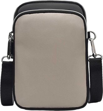 Generic Womens Cross-Body Bags Cross Body Bag Women for Work, Office Knitting Crossbody Bag with Zip Closure, PU with Pockets Purse