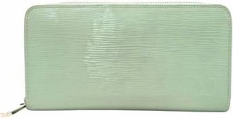 Louis Vuitton Pre-owned Wallets, male, Green, Size: ONE SIZE Pre-owned Zippy Wallet Epi Electric Leather Long Wallet