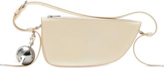 Burberry mini Shield leather shoulder bag - women - Lamb Skin/Lamb Skin - One Size - Neutrals