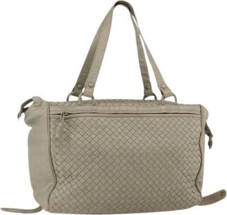 Bottega Veneta Pre-owned Handbags, female, Beige, Size: ONE SIZE Pre-owned Vintage Hand Bag