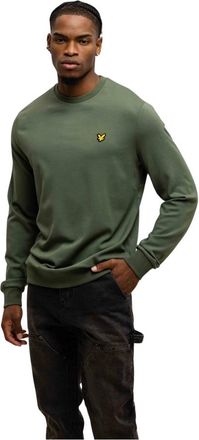 Lyle & Scott Heren, Sweatshirts & Hoodies, Groen, Maat: L Fleece