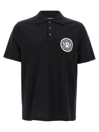 Balmain Mens Coin Polo Shirt