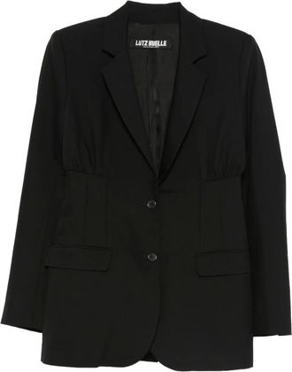 Lutz Huelle Blazer Adore con bottoni - Nero