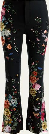 Alice & Olivia Teeny Fit-and-Flare Pants