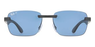 Ray-Ban RB4470CH Polarized 601S1C Mens Sunglasses Black Size 59