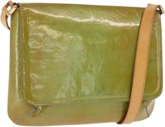 Louis Vuitton Pre-owned Cross Body Bags, female, Green, Size: ONE SIZE Pre-owned Leather Cross Body Bag