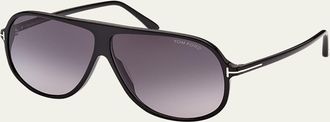 Tom Ford Mens Spencer T-Logo Maxi Sunglasses