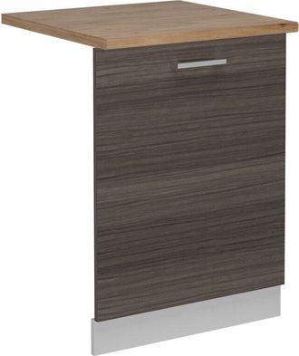 Vicco Tapa Del Lavavajillas R-line, Gris Noble, 60 Cm, Et Roble