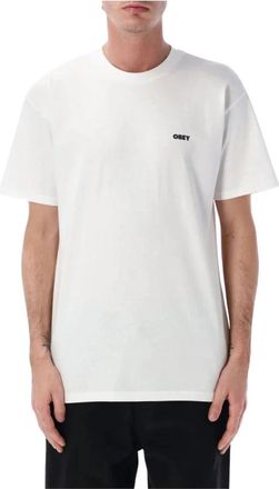 Obey Always Watching Tee - Heren - T-shirts - Wit - M - Tops