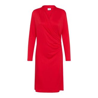 Saint Tropez Vigga SZ Vestido Cruzado - Dresses - Mujer - Rojo - 2XL