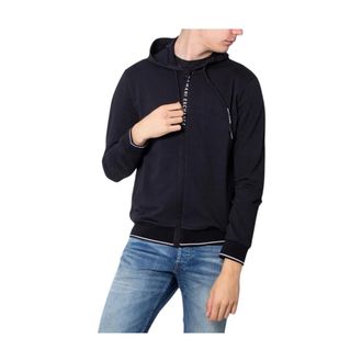A|X Armani Exchange Zip-throughs, male, Black, Size: XS Hooded Sweatshirt