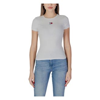 Tommy Jeans Donna, Top, Bianco, XS, new