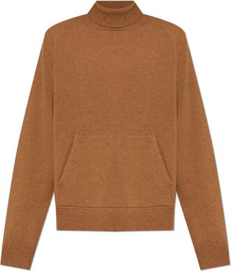 Dsquared2 Wool Sweater - Heren - Coltruien - Bruin - L - Wol - Truien & Vesten