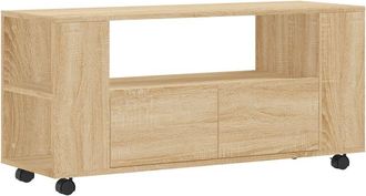 vidaXL Vidaxl - Mueble Para Tv Madera De Ingenier&iacute;a Roble Sonoma 102x34,5x43 Cm
