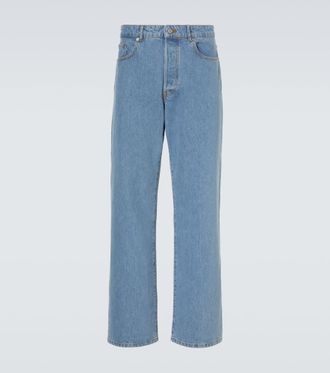 Dries Van Noten Jeans rectos con logo