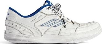 Balenciaga Hamptons Worn-Out Sneakers - Heren - Sneakers - Wit - 40 EU - Polyester - Schoenen