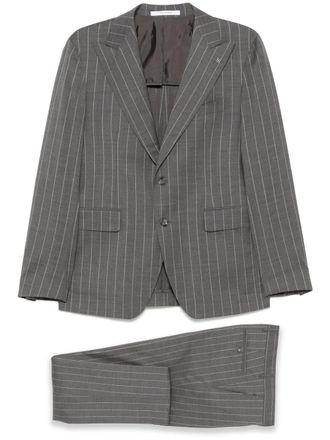 Tagliatore pinstriped suit - Grey