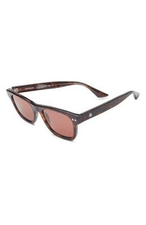 Montblanc 53mm Square Sunglasses in Havana Havana Brown at Nordstrom Rack