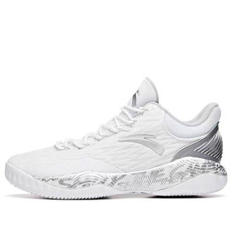 Anta A-shock Basketball Shoes White Grey 112031605-5