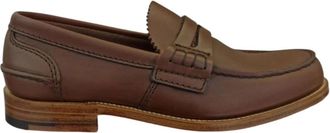 Churchs Klassieke leren loafer - Heren - Loafers - Bruin - 43 1/2 EU - Leer - Schoenen