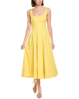 Staud Staud Wells Midi Dress