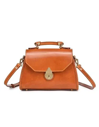 OLD TREND Laurel Genuine Leather Classic Everyday Satchel in Caramel at Nordstrom