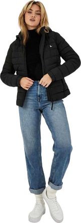Jack Wills Luna-pufferjas voor dames (Zwart)