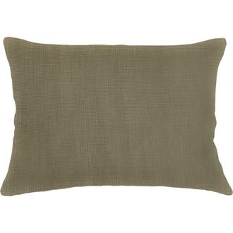 Anaya with Love So Soft Linen Pillow with Down Insert in Olive Green at Nordstrom, Size 2Ft 0In X 2Ft 0In