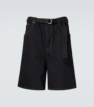 sacai Denim Bermuda shorts