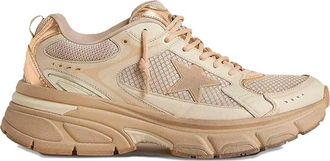 Golden Goose Lightstar Net Leather Upper Tpu Star Net Heel