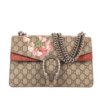 Gucci Pre-owned Womens Blooms Dionysus Small Shoulder Bag - Beige - One Size