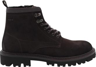 HUGO BOSS Bottine - Heren - Veterlaarzen - Bruin - 45 EU - Schoenen