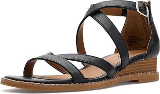 S&ouml;fft Mysti Womens Wedge Shoes Black : 7.5 B - Medium, Faux Leather