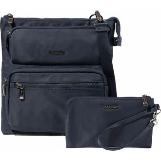 Baggallini Nolita Crossbody Bag with RFID Wristlet in French Navy Twill at Nordstrom