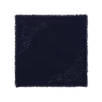 Zadig&Voltaire Sciarpa Small Stevie Strass Weesterm - - Accessories - Donna - Blu - ONE SIZE