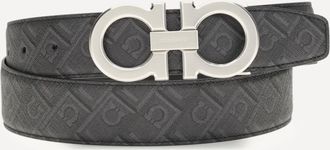 Ferragamo Reversible and adjustable Gancini Belt Male 105