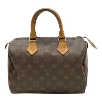 Louis Vuitton Pre-owned Handbags, female, Brown, Size: ONE SIZE Pre-owned Monogram Handbag Speedy 25