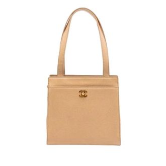 Chanel Bolso Tote Vintage Pre-owned - Pre-owned - Mujer - Beige - ONE SIZE