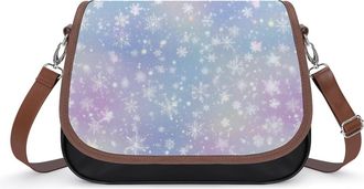 Generic Snowy Crossbody Bags for Women Shoulder Messenger Bag Purse Handbags