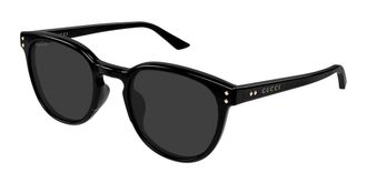 Gucci GG2134SA Asian Fit 001 Mens Sunglasses Black Size 54