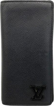 Louis Vuitton Noir Long Wallet (Bi-Fold) (Pre-Owned)