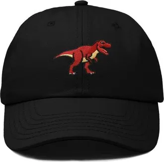 Dalix T Rex Dad Cap in Black at Nordstrom