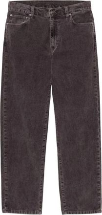 Carhartt Work in Progress Aaron Pant - Heren - Regular Fit Jeans - Paars - W33 - Katoen - Jeans