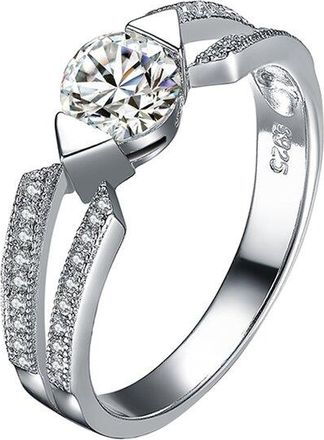 Genevive Silver Cocktail Ring