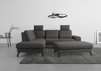 Sit&more Ecksofa »Cinturo L-Form« inklusive Sitztiefenverstellung und Federkern, Sitzhöhe 45 cm