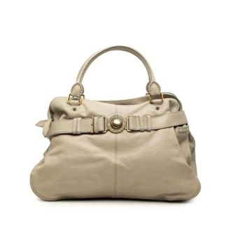 Burberry Pre-owned Handbags, female, Beige, Size: ONE SIZE Pre-owned Lambeth Tote