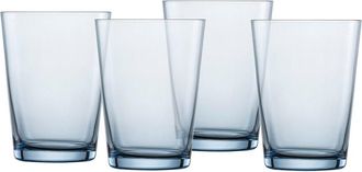 Zwiesel Glas Set of 4 Together Crystal Glass Blue All Purpose/ Water Glasses